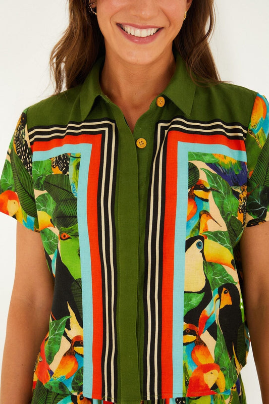 Bird Leaves Shirt
