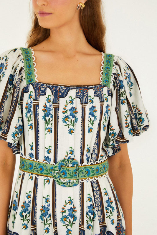 Off-White Manoela Belted Mini Dress