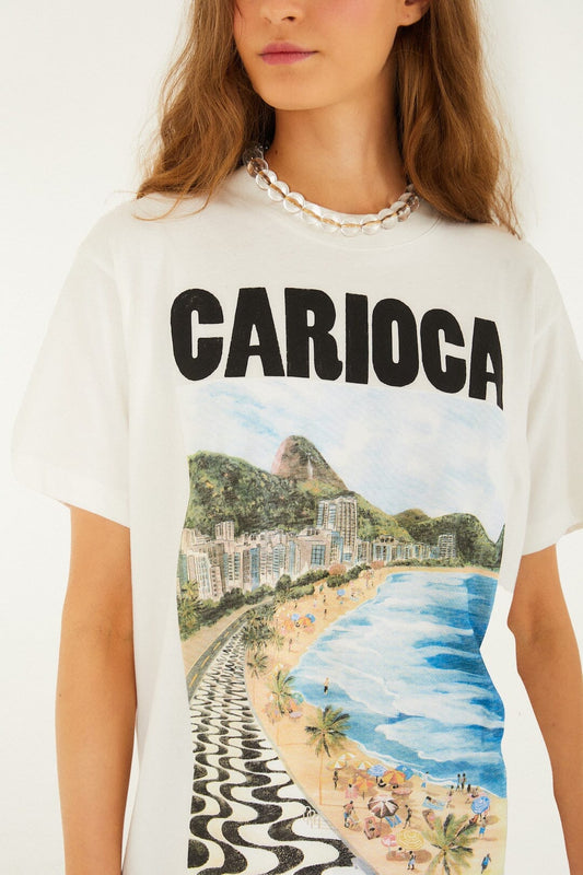 Off-White Landscape Carioca Relaxed T-Shirt