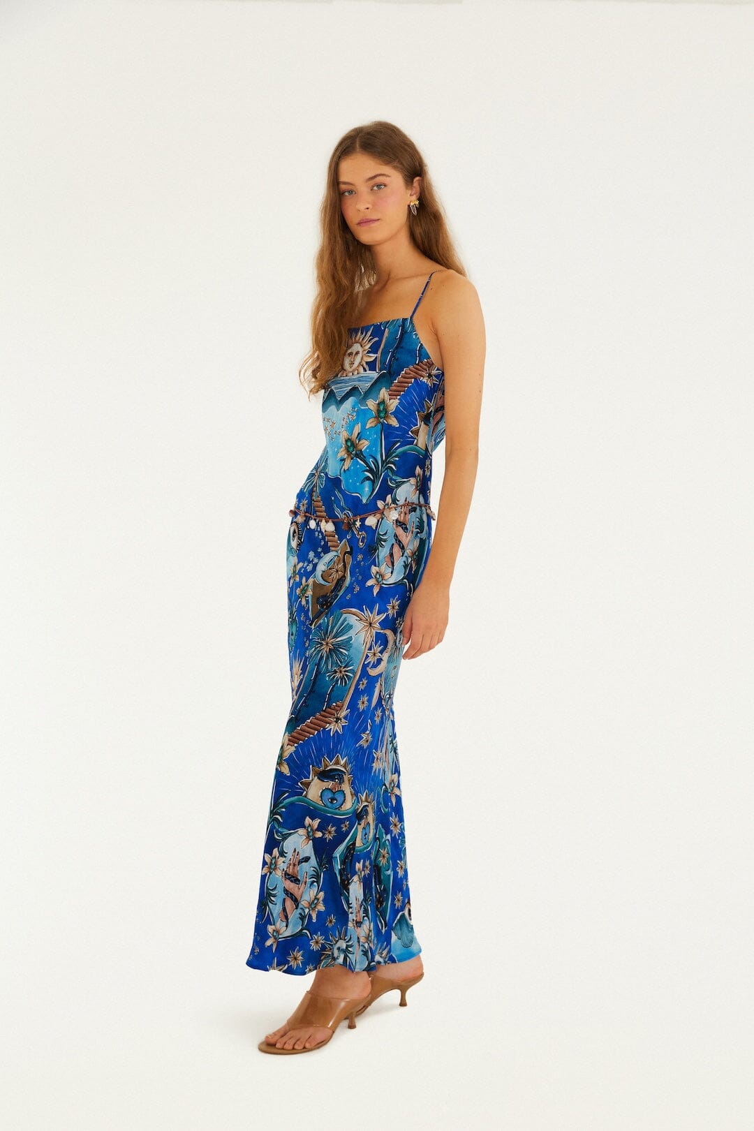 Blue Mystical Maxi Dress
