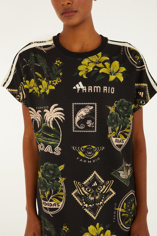 Label Garden Black Adidas T Dress