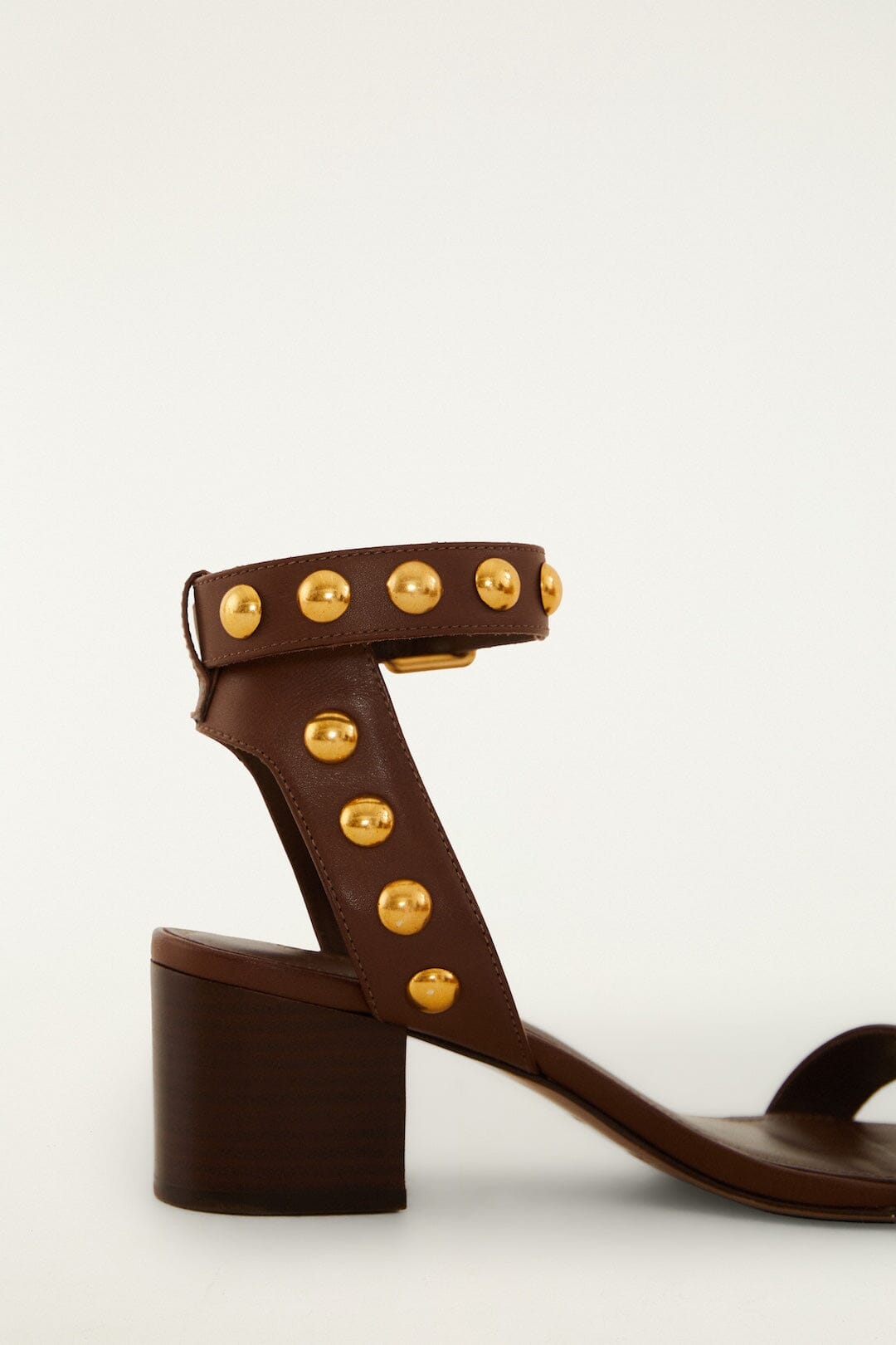 Leather Block Sandal