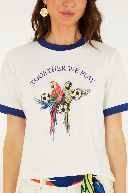 Off-White Together We Play Short Sleeve T-Shirt
