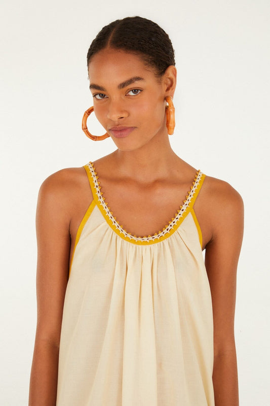 Light Blush Hilo Stripes Maxi Dress