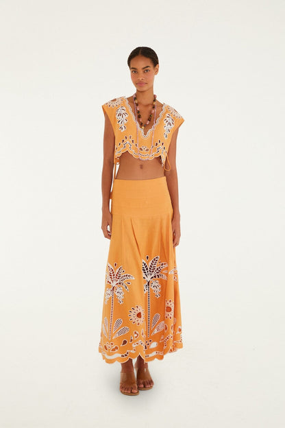 Camel Banana Tree Blouse
