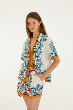 FLORA TILE OFF-WHITE