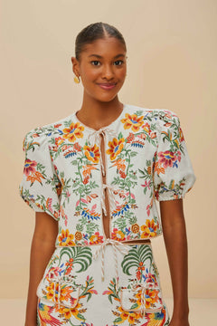DELICATE FOREST SCARVES OFF-WHITE