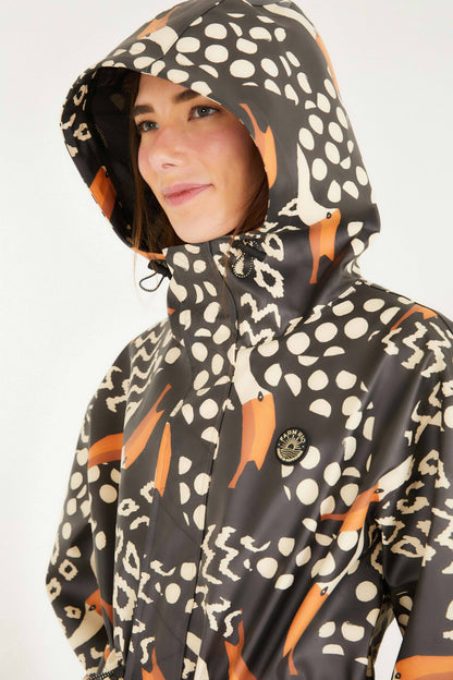 Black Tucanismo Raincoat