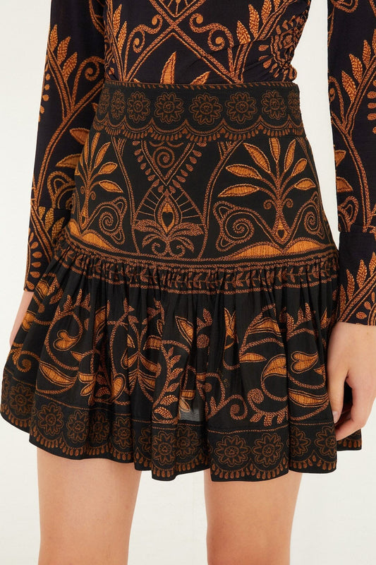 Black Cornely Ainika  Mini Skirt