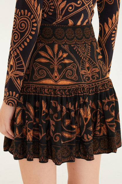 Black Cornely Ainika  Mini Skirt