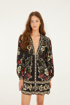 ROCOCO FLOWERS BLACK