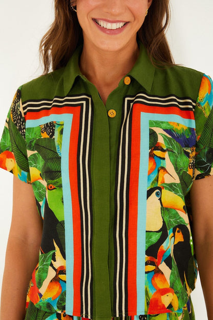 Bird Leaves Shirt