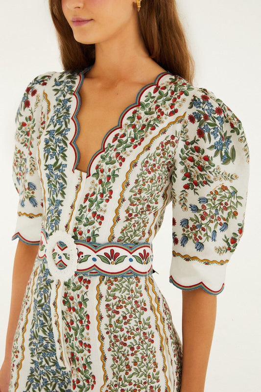 Off-White Fruit Beauty Mini Cut Out Romper