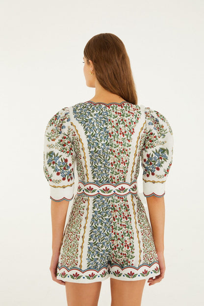 Off-White Fruit Beauty Mini Cut Out Romper