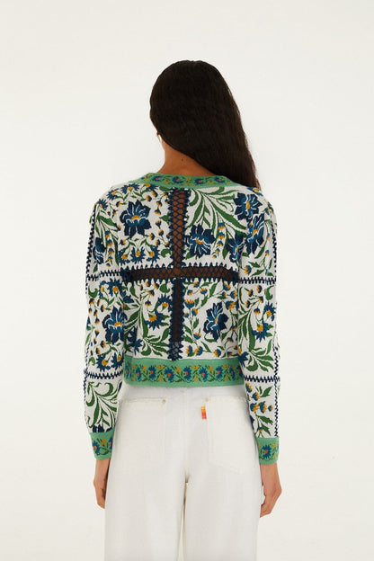 Off-White Manoela Buttoned Knit Cardigan