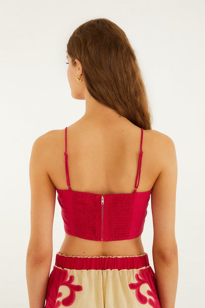 Pink Spring Arabesc Cutwork Kimono