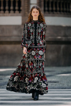 ROCOCO FLOWERS BLACK