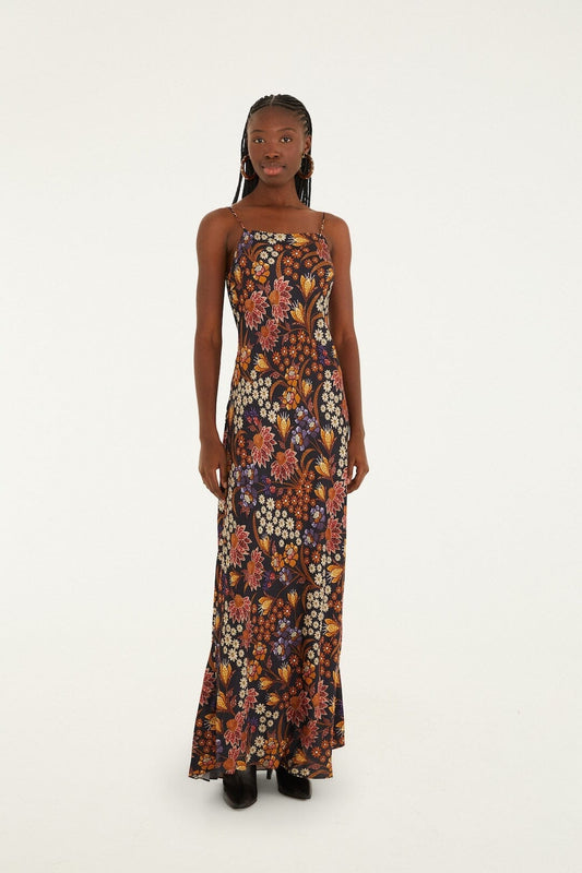 Black Lili Slip Maxi Dress
