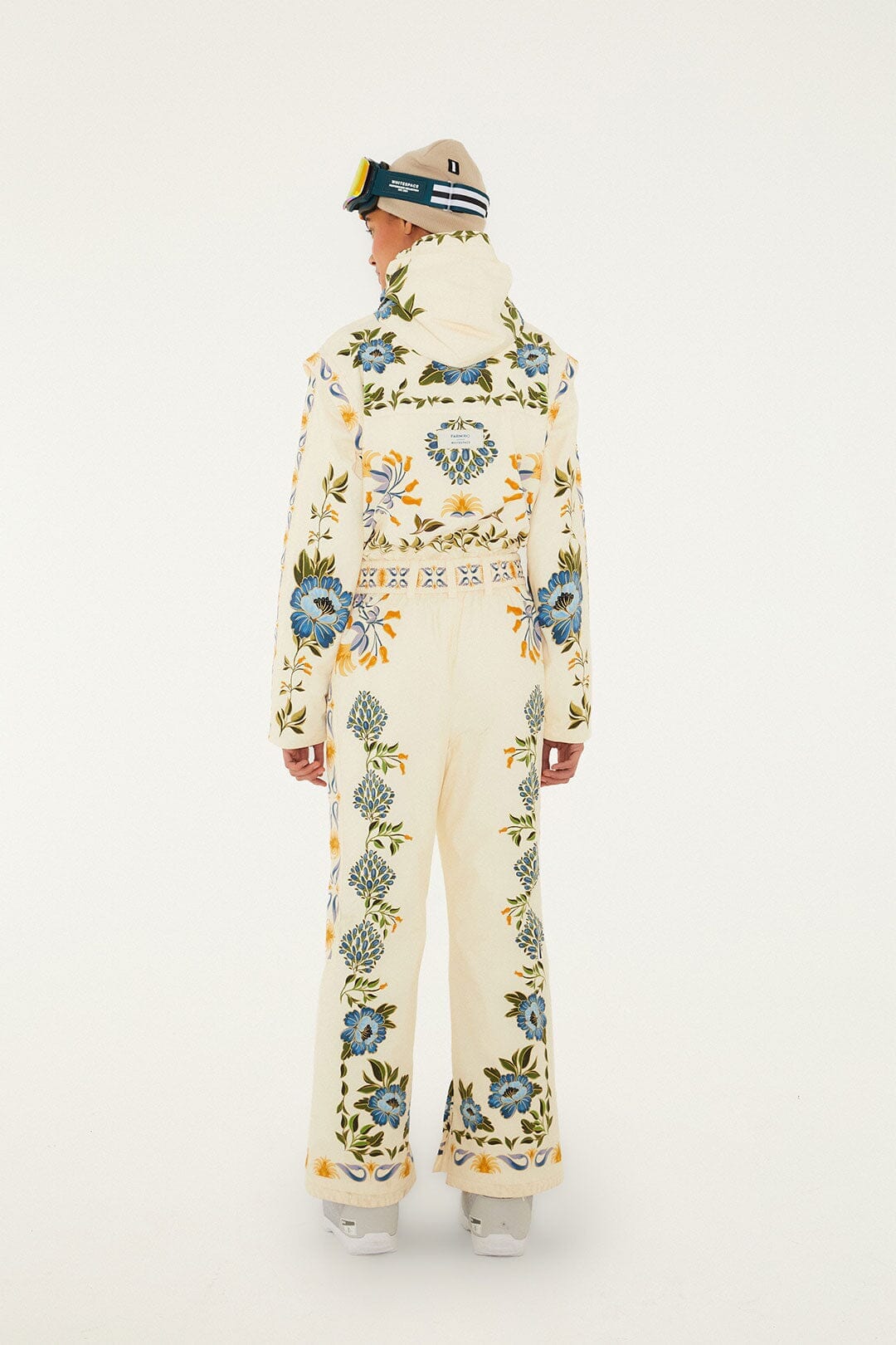 Off-White Winter Garden Hooded Belted Ski Jumpsuit
