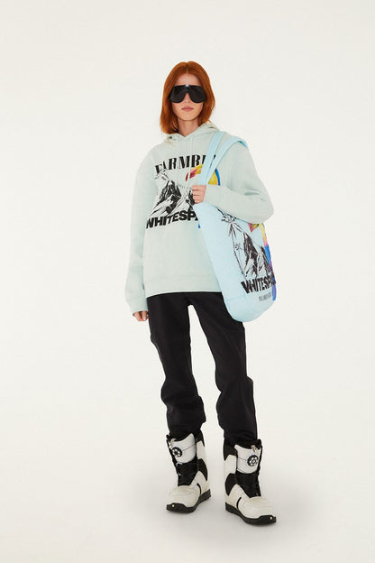 Blue Toucan Puffer Tote Bag