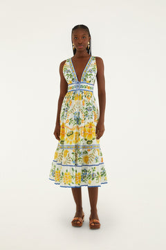 EMILY FLORAL TAPESTRY OFF-WHITE
