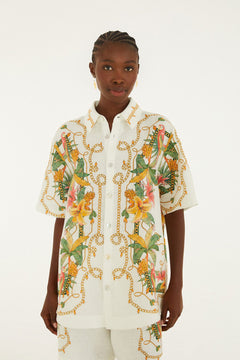TROPICAL ROYALTY OFF-WHITE