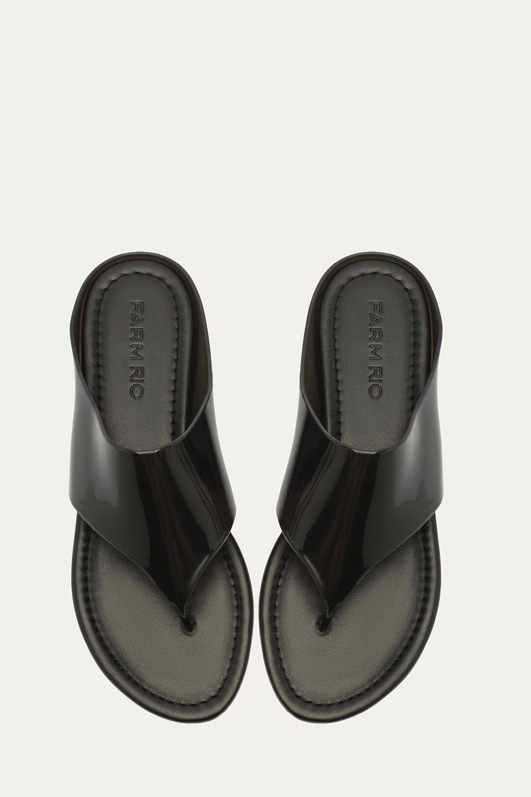 Black Jelly Flat Sandal
