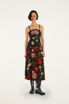 WILD FLOWER NAVY BLUE
