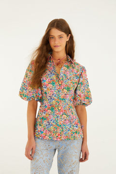 PEASANT FLORAL OFF-WHITE