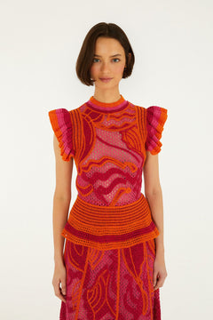 PINK AND ORANGE