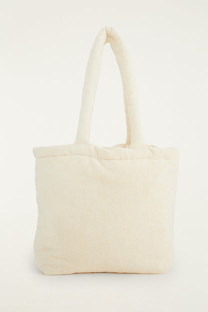 Off-White Embroidered Rio Tote Bag