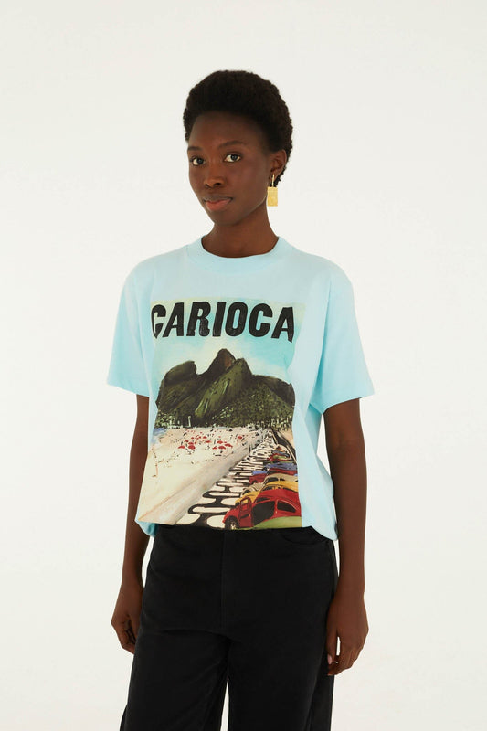 Dois Irmaos Landscape Carioca  Relaxed T-Shirt