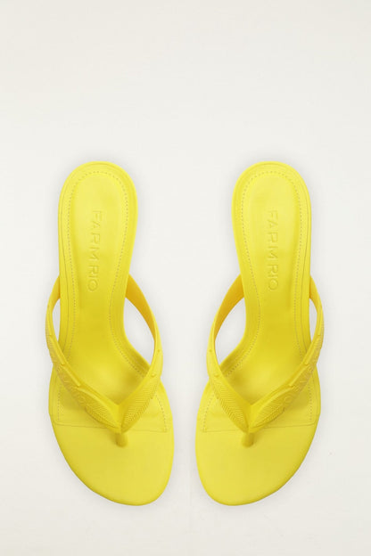 Yellow Rob Heeleded Sandal