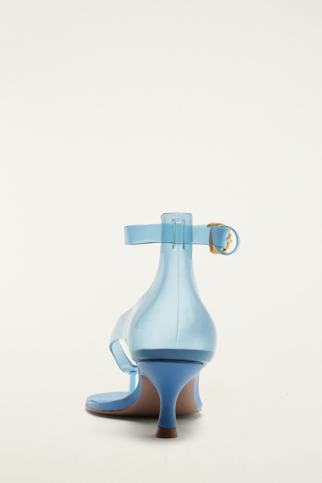 Blue Jelly Heel Sandal