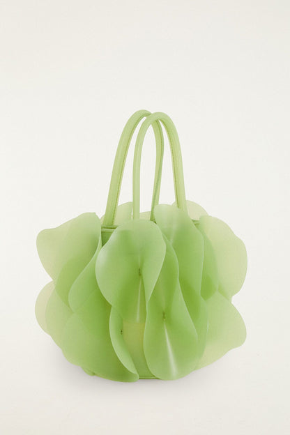 Green Jelly Flower Bag