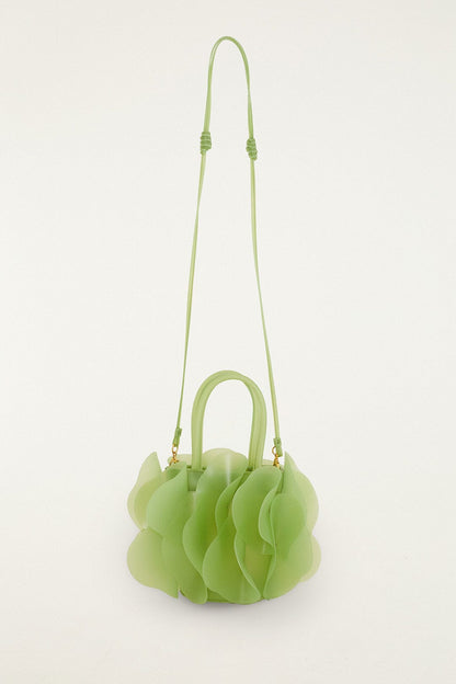 Green Jelly Flower Bag