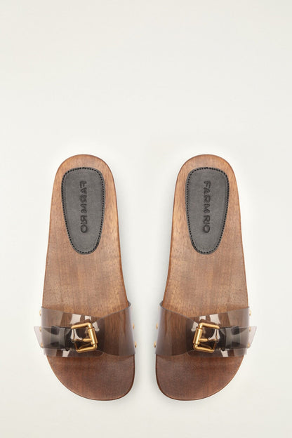 Brown Farm Rio Jelly Clog