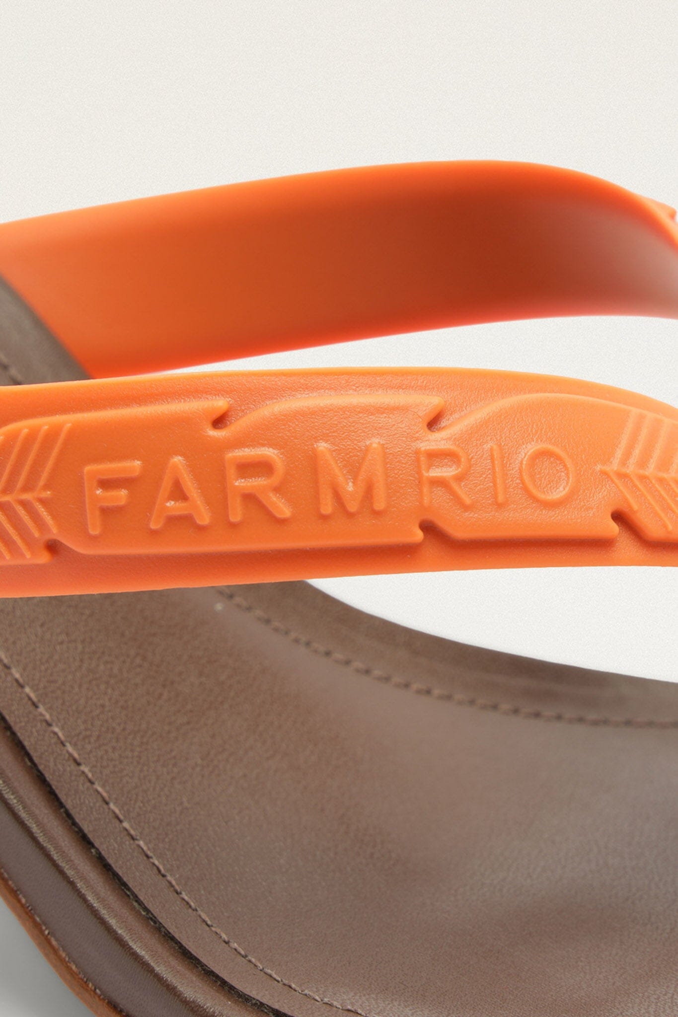 Orange Rob Kitten Heeled Sandal