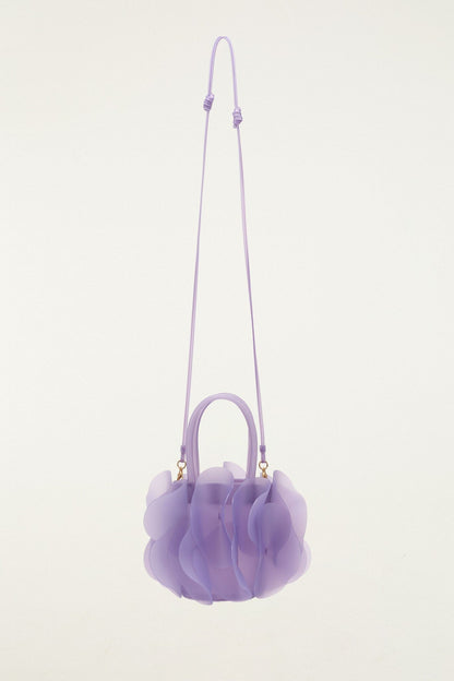 Purple Jelly Flower Bag