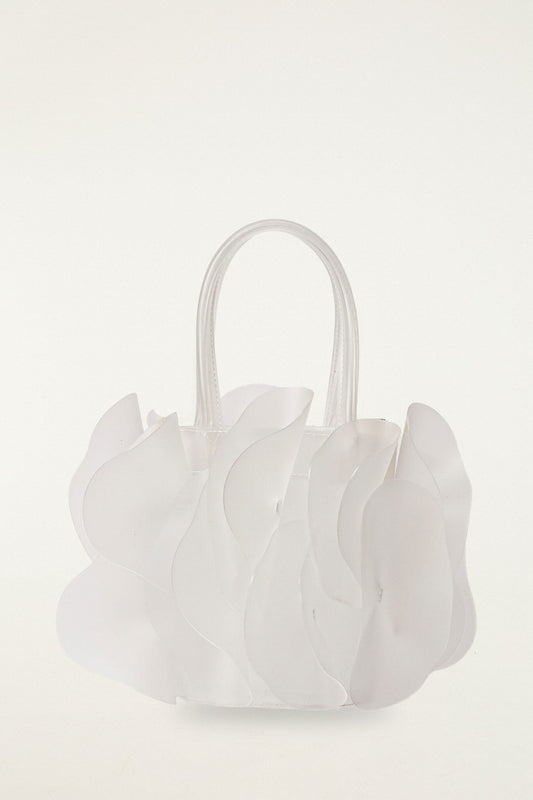 White Jelly Flower Bag
