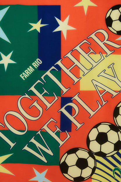 Multicolor Together We Play Scarf