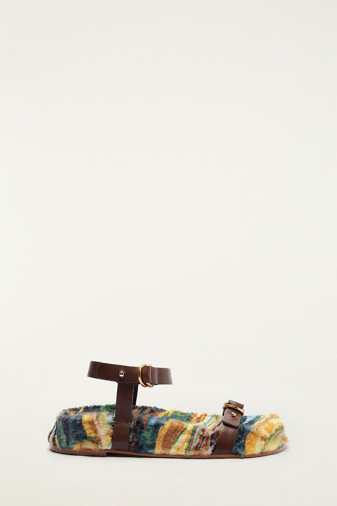 Double Loop Buckle Flat