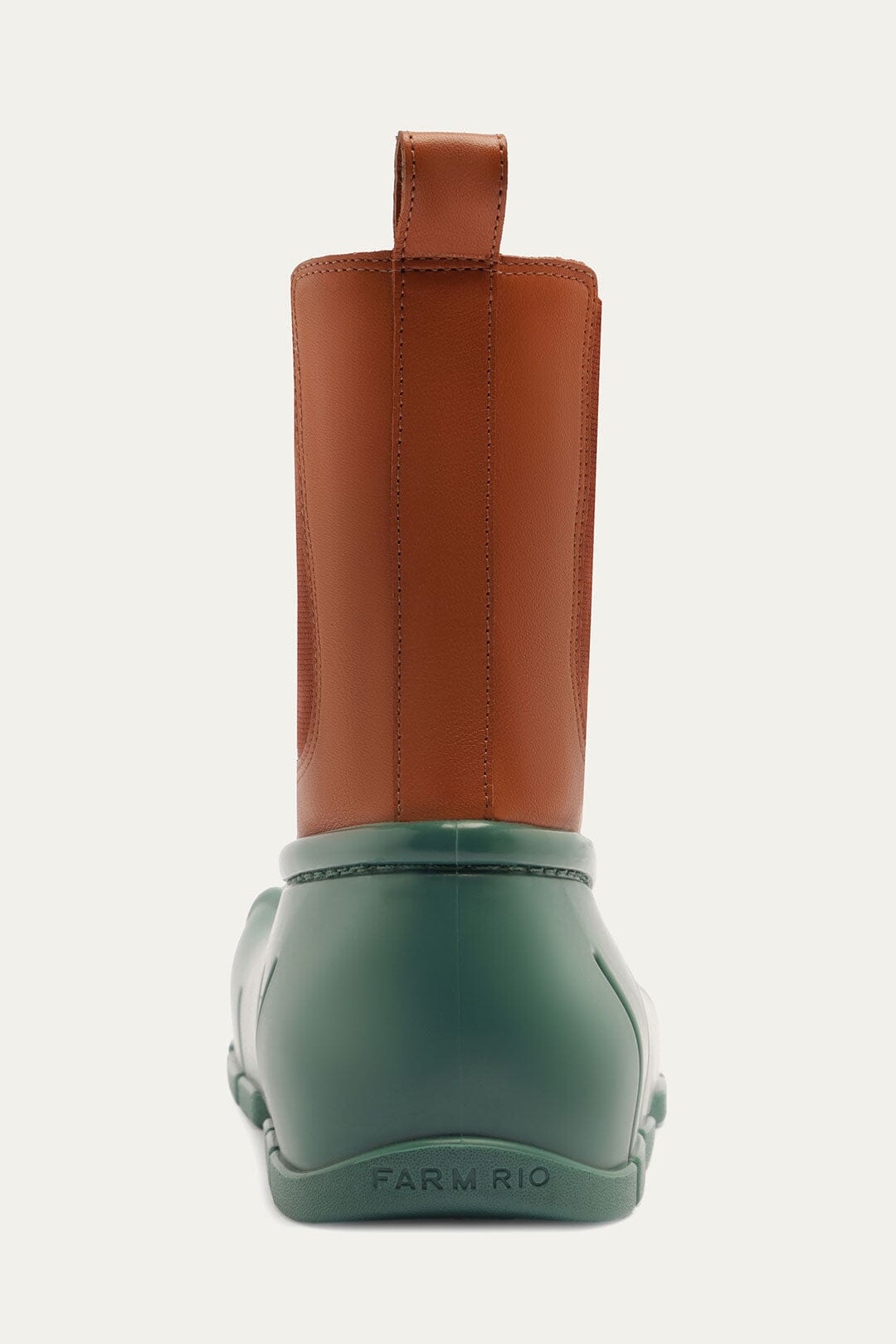 Forest Green Monstera Rain Chelsea Boot