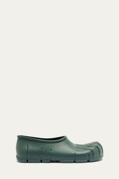 Forest Green Monstera Rain Shoe