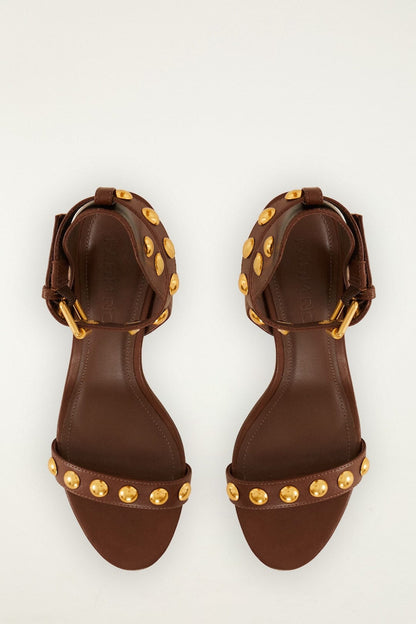 Leather Block Sandal