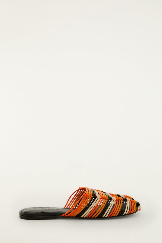 Macrame Flat Mule
