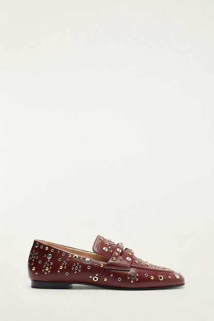 Marsala Studded Loafer