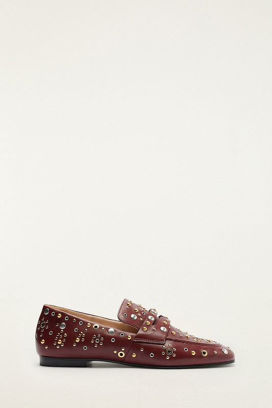 Marsala Studded Loafer