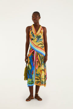 RAINBOW SUMMER MIXED SCARVES MULTICOLOR