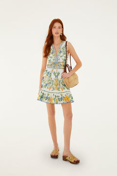 EMILY FLORAL TAPESTRY OFF-WHITE
